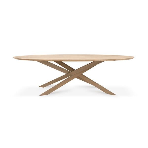 Mikado dining table - oak - oval, 105 x 54.5 x 30