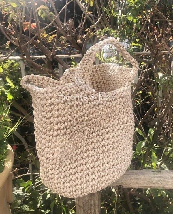 Small Crochet Tote