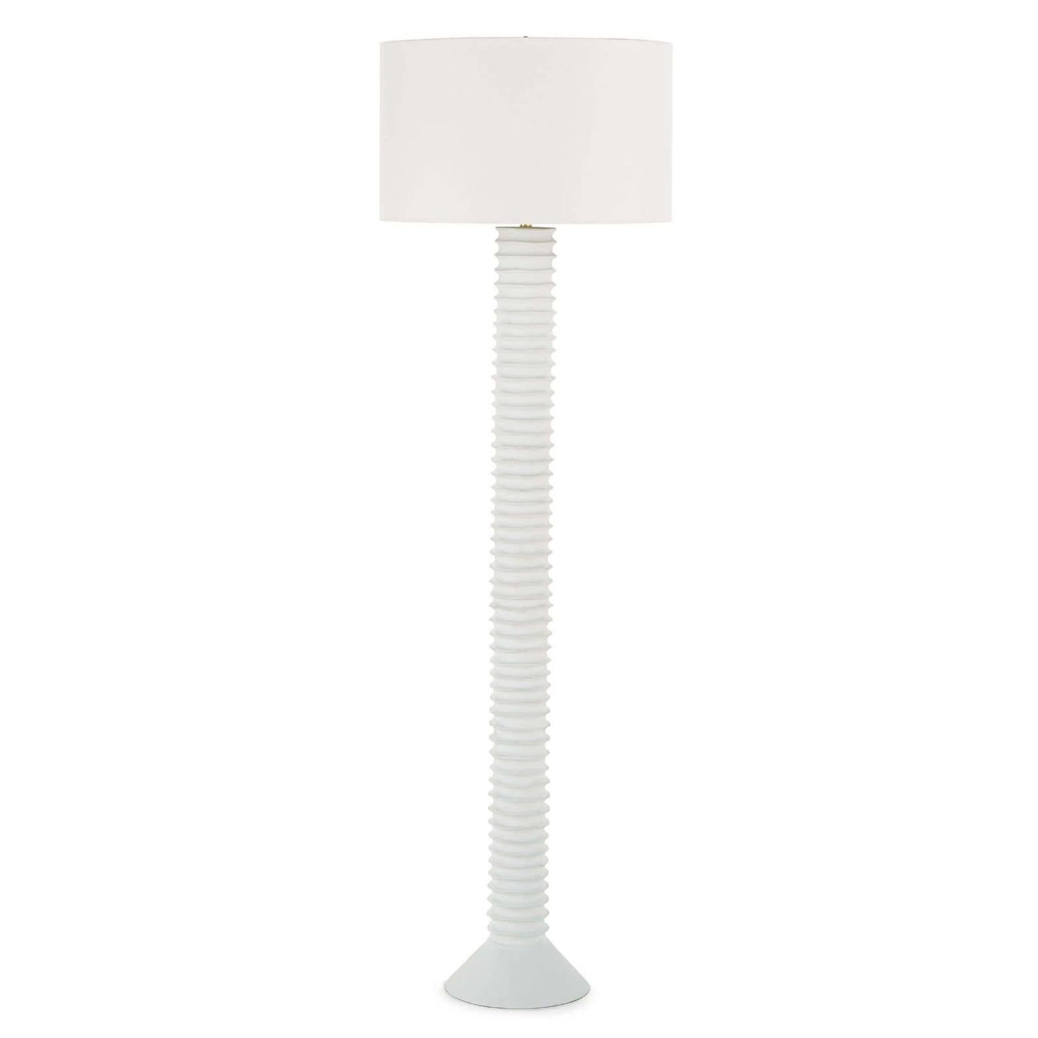 Nabu Metal Floor Lamp (White)
