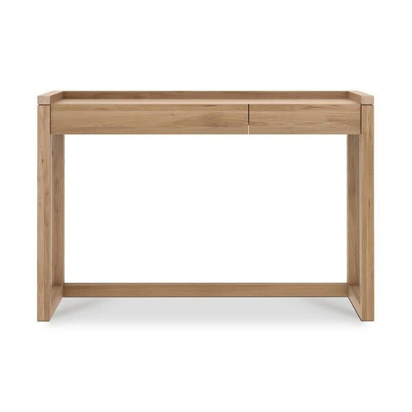 Frame desk - oak - 2 drawers - rectangular, 47 x 17 x 32.5