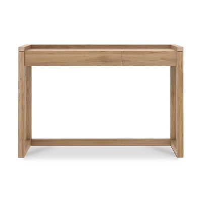 Frame desk - oak - 2 drawers - rectangular, 47 x 17 x 32.5