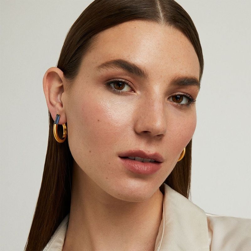 Revival Gemstone Small Hoop Earrings