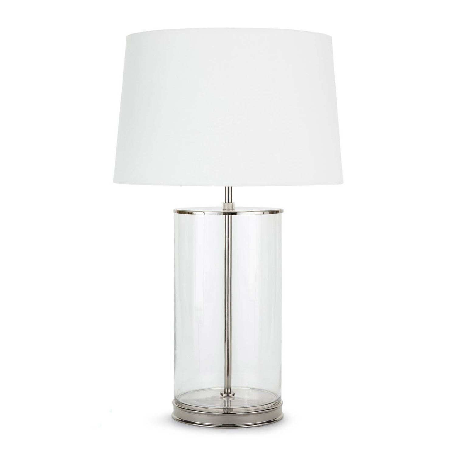 Magelian Glass Table Lamp (Polished Nickel)