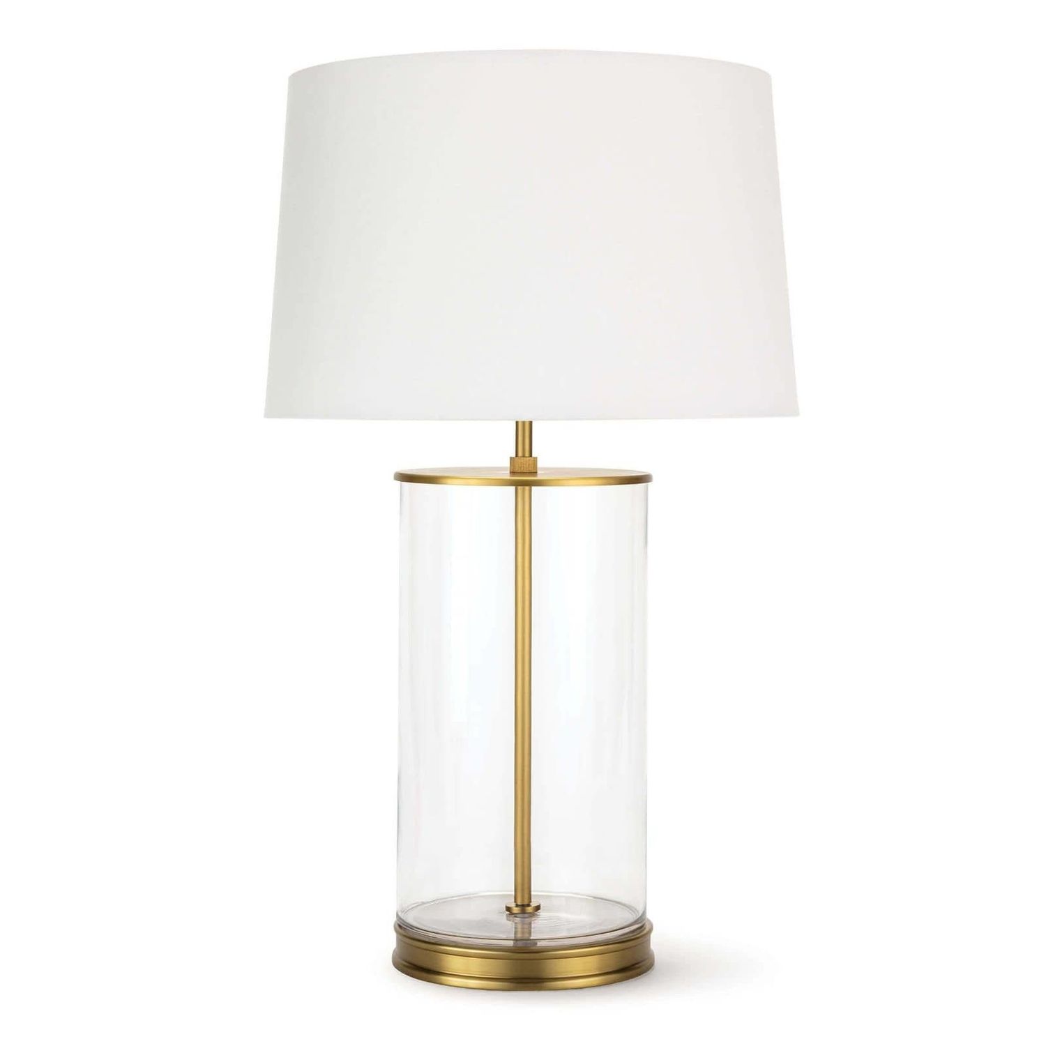 Magelian Glass Table Lamp (Natural Brass)