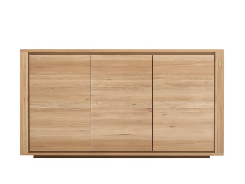 Shadow sideboard - oak - 3 doors, 61.5 x 17.5 x 33