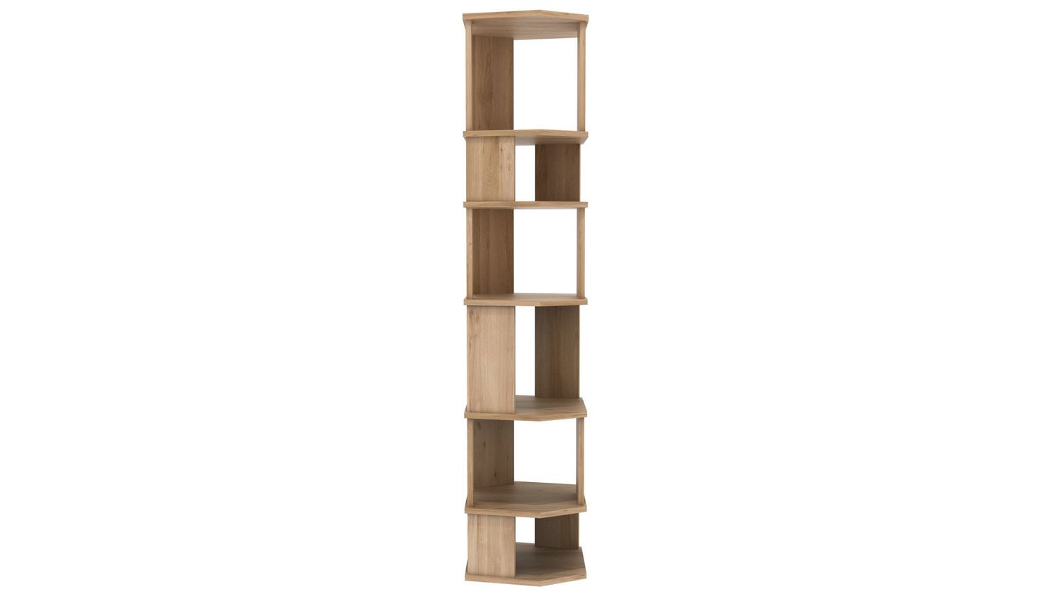 Stairs column - oak, 17.5 x 18 x 80.5