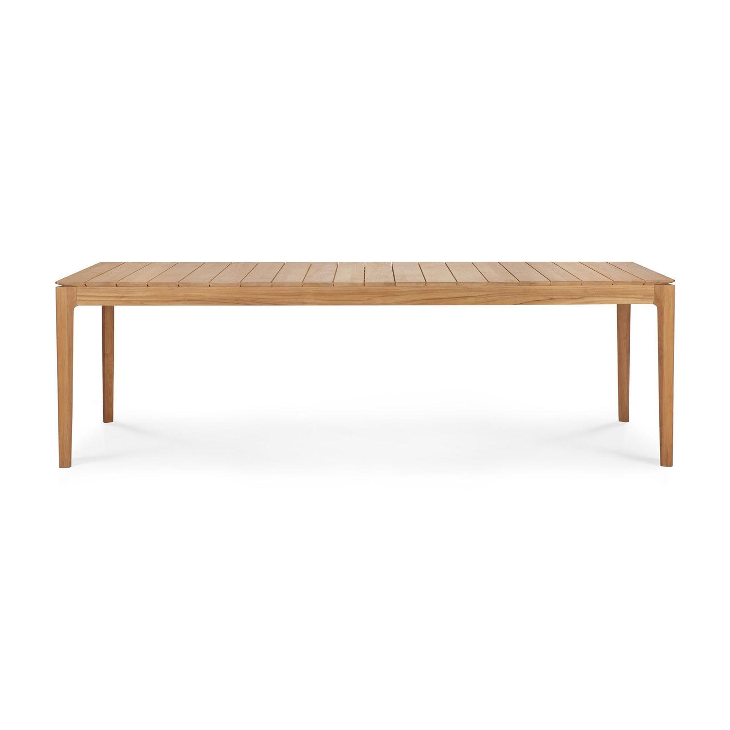 Bok outdoor dining table - teak - rectangular, 98.5 x 39.5 x 30