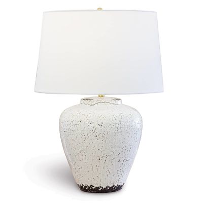 Harper Ceramic Table Lamp (Ivory)