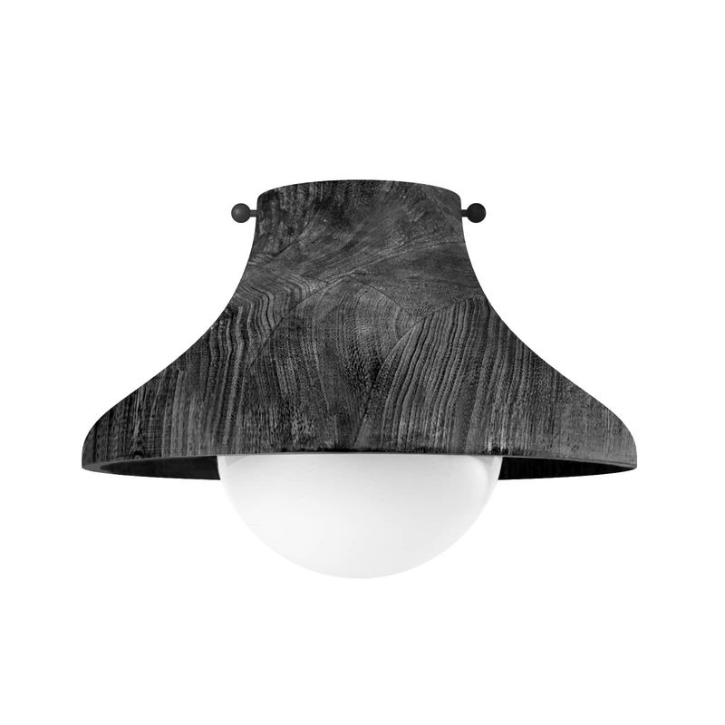 Surfside Wood Flush Mount (Ebony)
