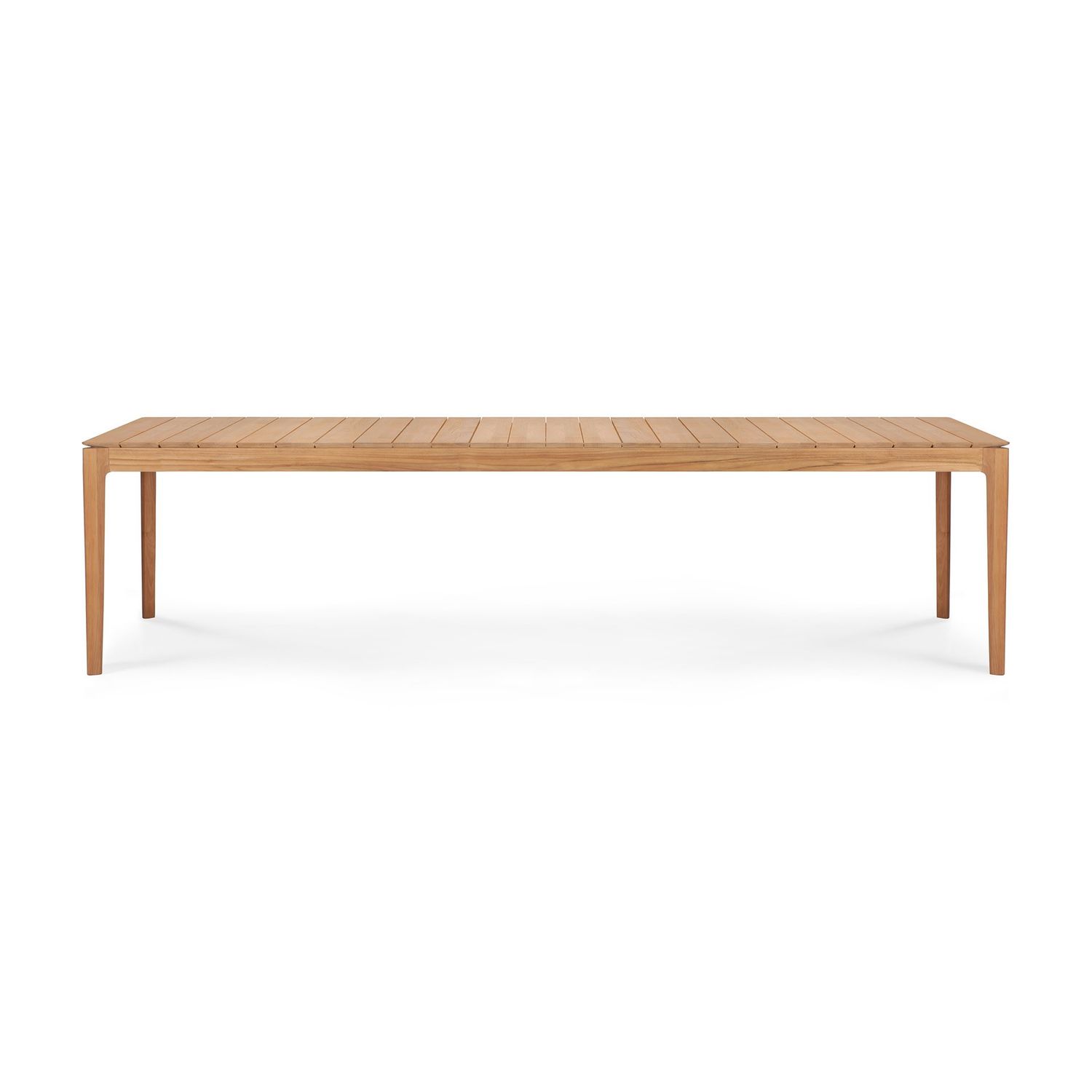 Bok outdoor dining table - teak - rectangular, 118 x 43.5 x 30
