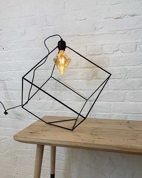 JANOLA Lamp Light Gold, 24x19x20.5in