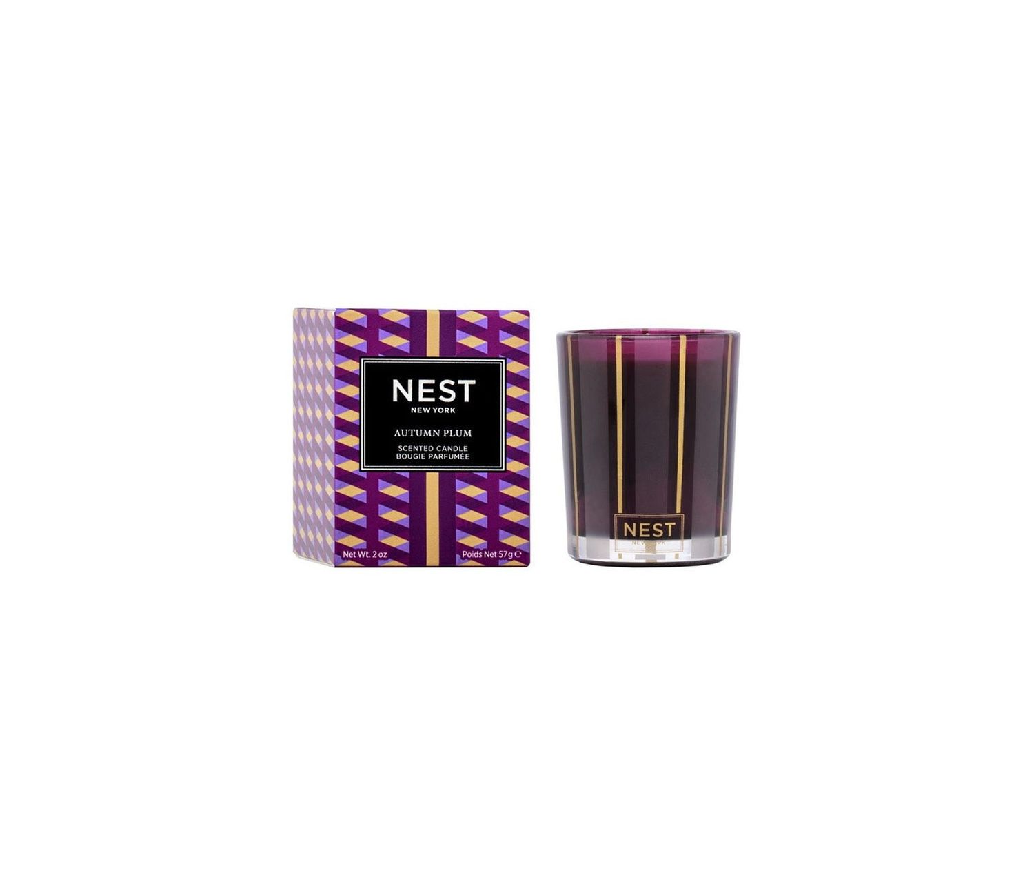 Autumn Plum Votive Candle