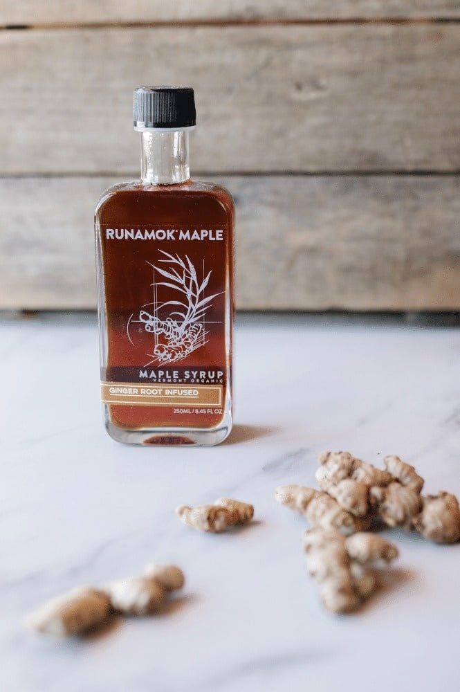 Organic Ginger Infused Maple Syrup