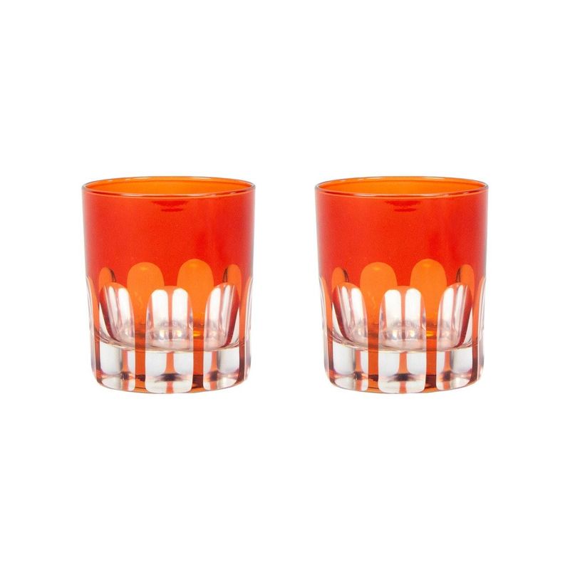 Rialto Glass Old Fashioned Set of 2, Lolita