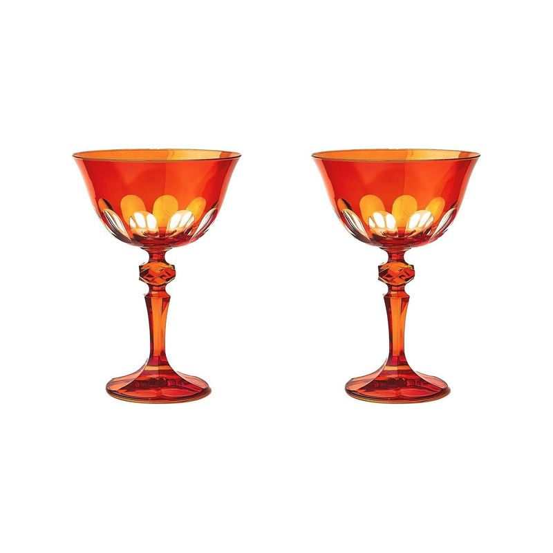 Rialto Glass Coupe Set of 2, Lolita
