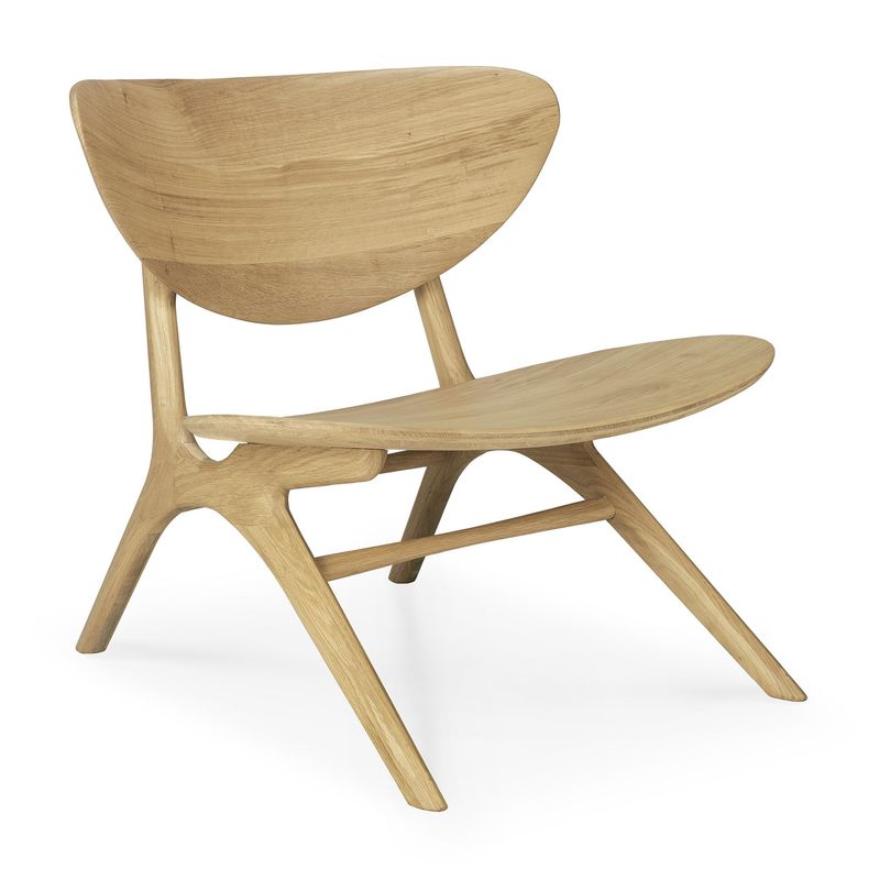 Eye lounge chair - oak, 29 x 30.5 x 28.5