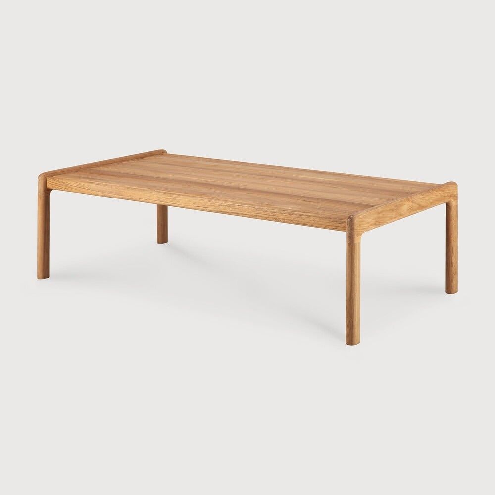 Jack outdoor coffee table - teak - rectangular, 47 x 25.5 x 14
