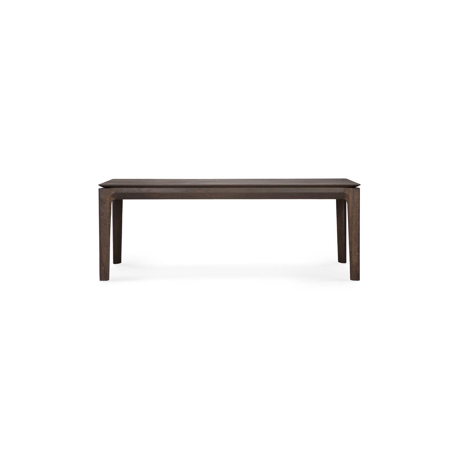Bok bench - varnished oak - brown, 49.5 x 14 x 18