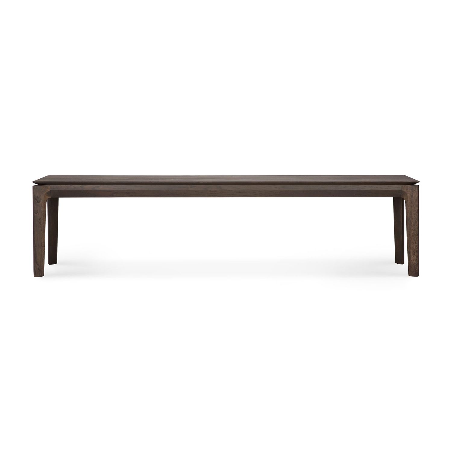 Bok bench - varnished oak - brown, 73 x 14 x 18