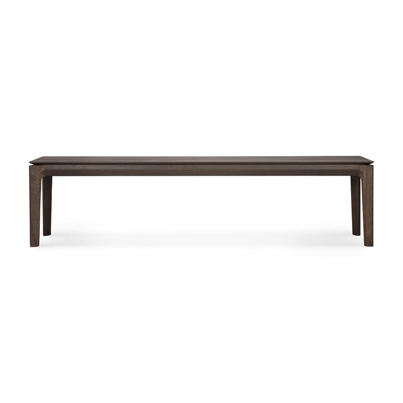 Bok bench - varnished oak - brown, 73 x 14 x 18