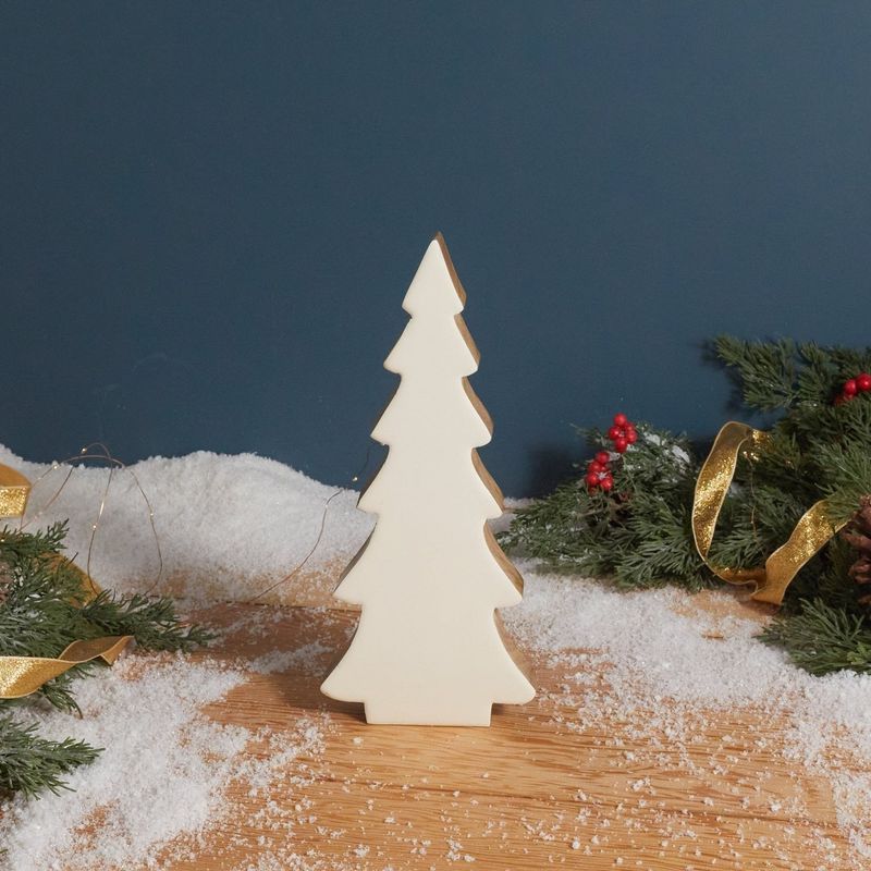 Mango Wood &amp; Enamel Tree, Medium