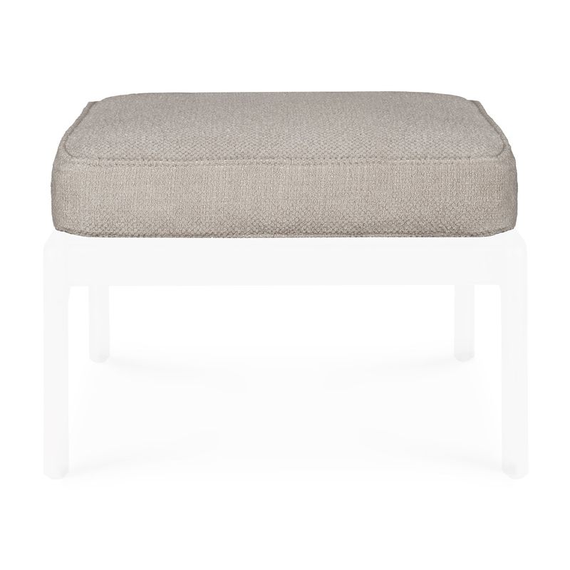 Jack footstool cushion - Ivory fabric, 21 x 18.5 x 4