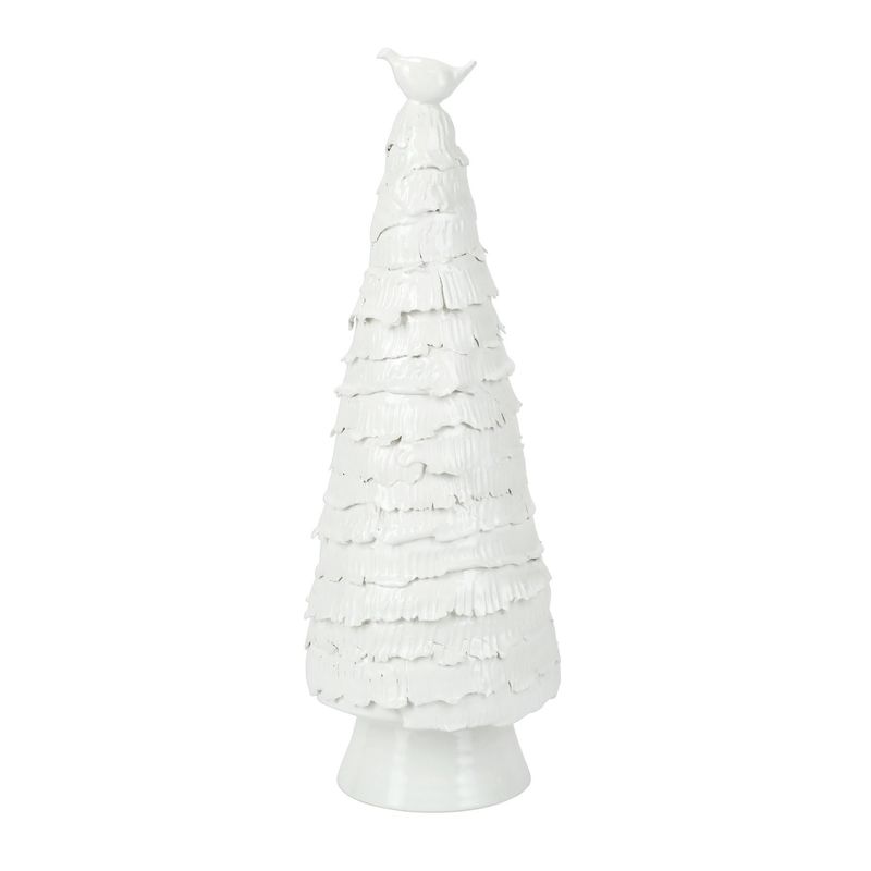 Foresta White Large Tree w/ Bird
