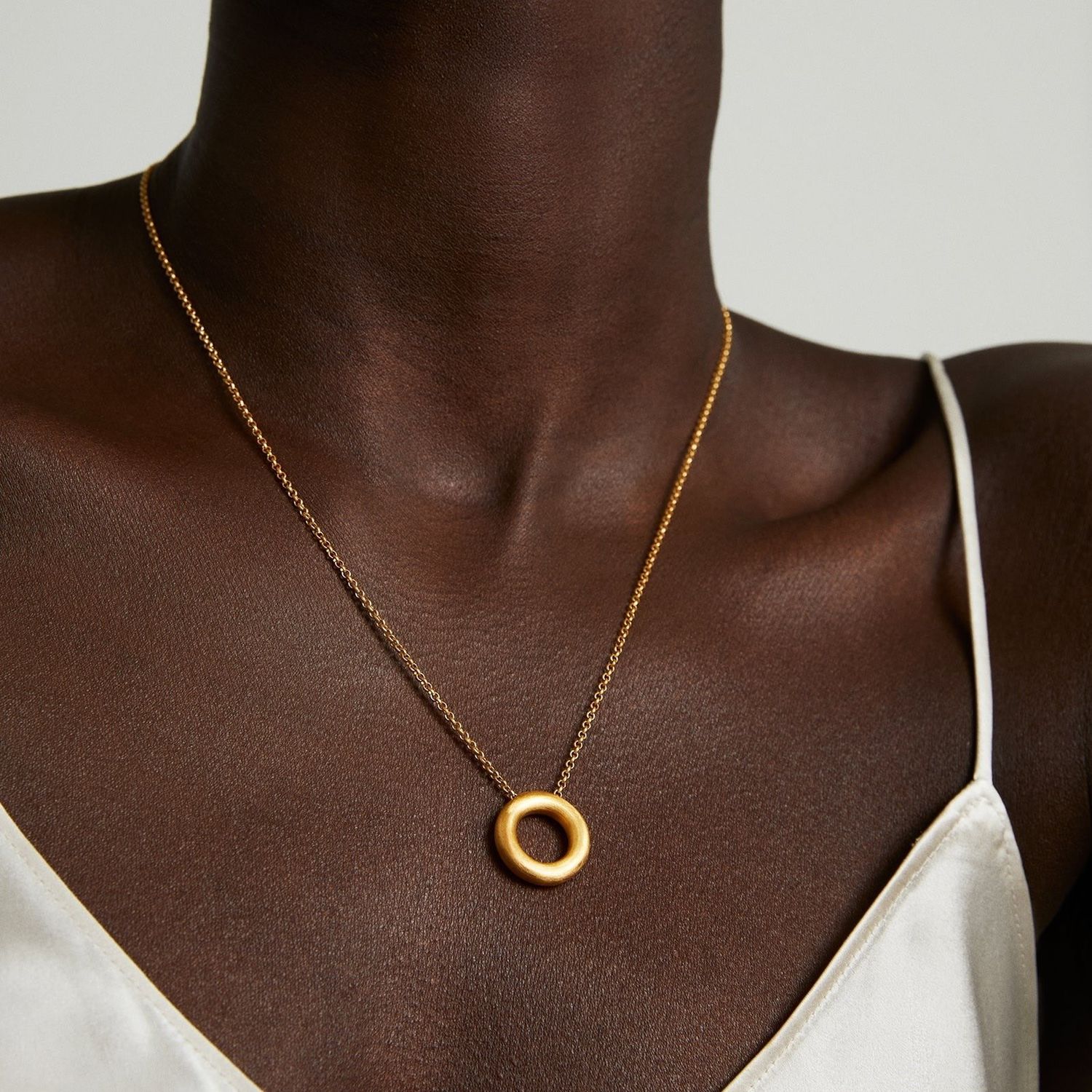 Dune Mini Pendant, Gold