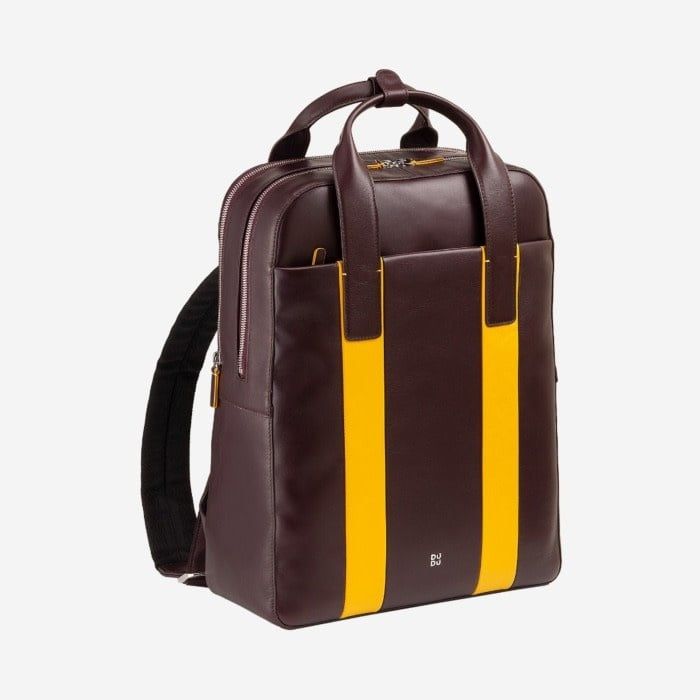 Londra Laptop Backpack, Burgundy