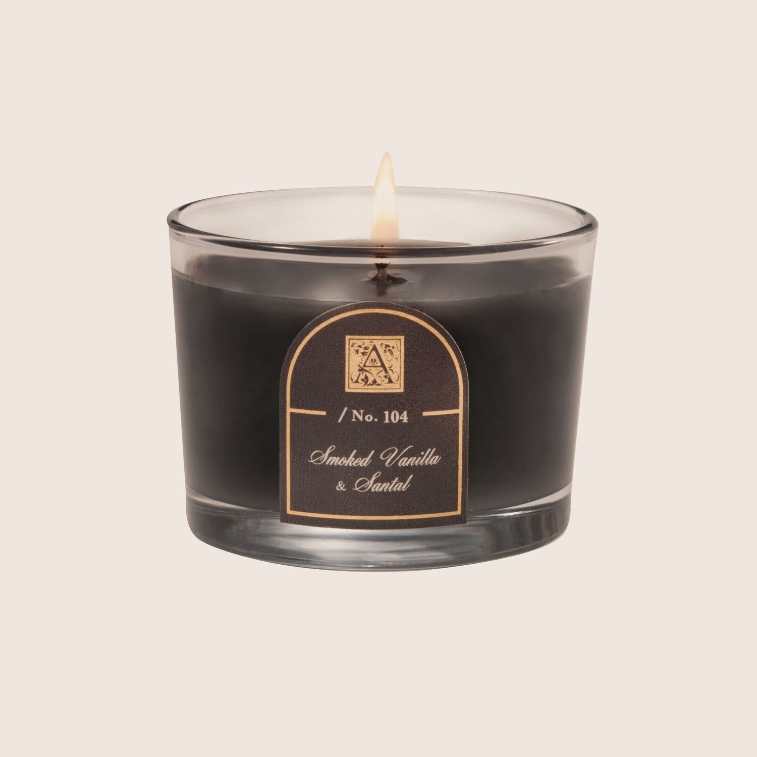 Smoked Vanilla &amp; Santal - Petite Tumber Glass Candle