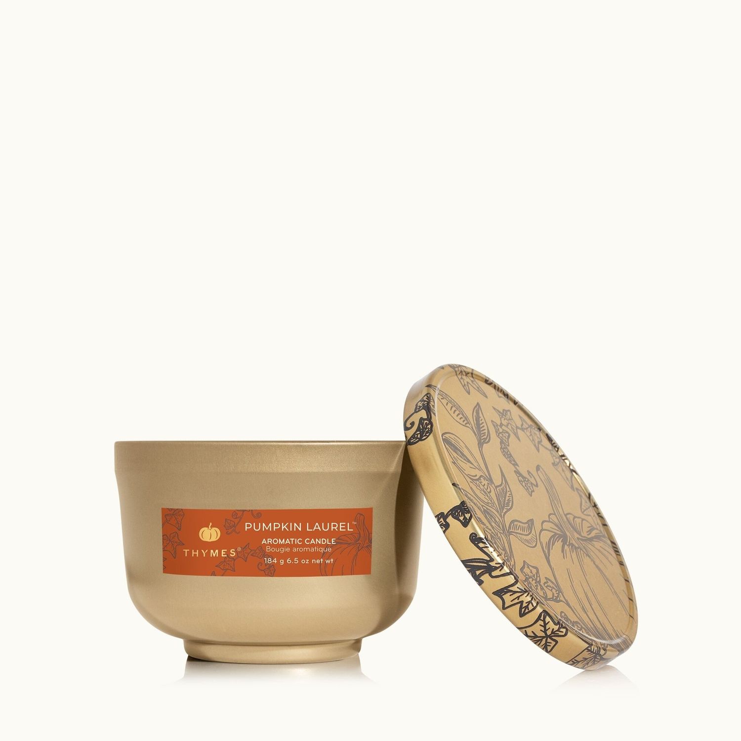 Pumpkin Laurel 6.5 oz. Universal Tin Candle