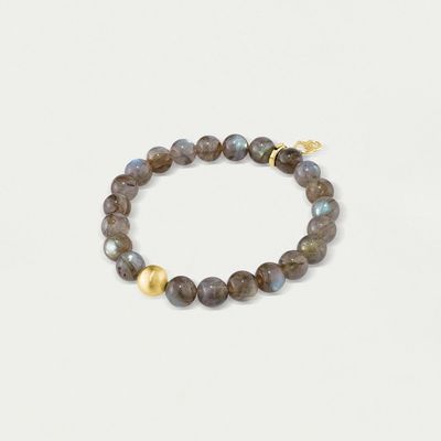 Ethos Bracelet, Labradorite and Gold