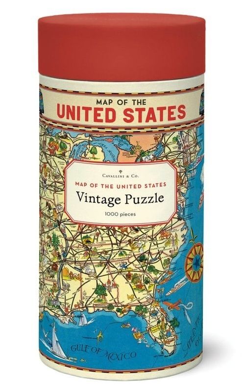 USA Map 1,000 piece Puzzle