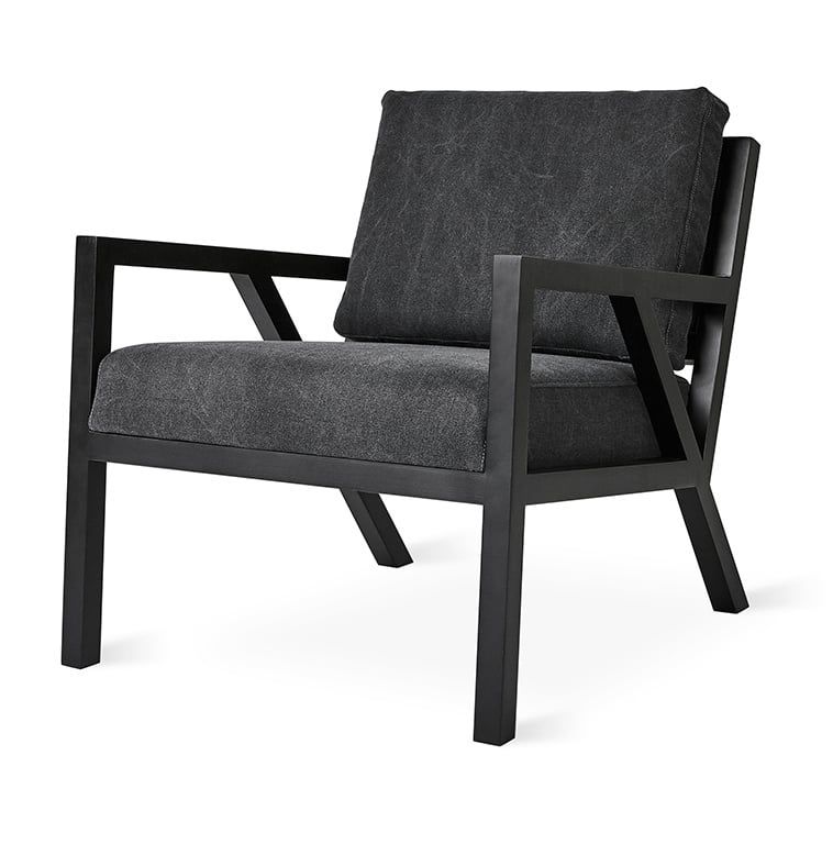 Truss Chair, Color: Vintage Mineral and Black Ash