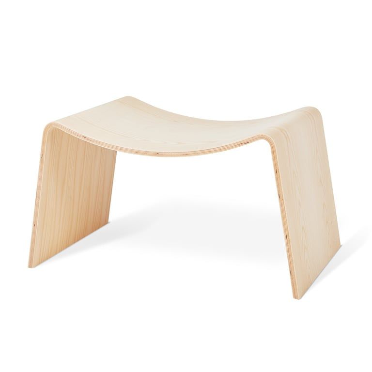 Wave Stool, Color: Ash Blonde