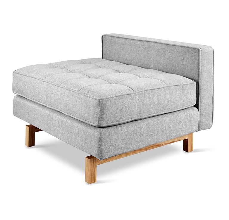 Jane 2 Lounge, Ash Natural, Color: Bayview Silver