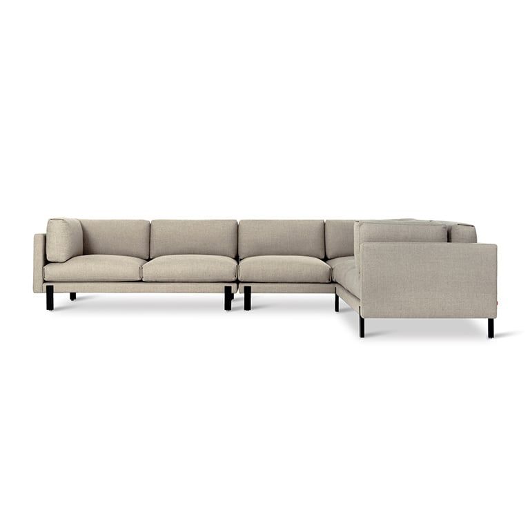 Silverlake XL Sectional, Right-facing, Color: Andorra Almond