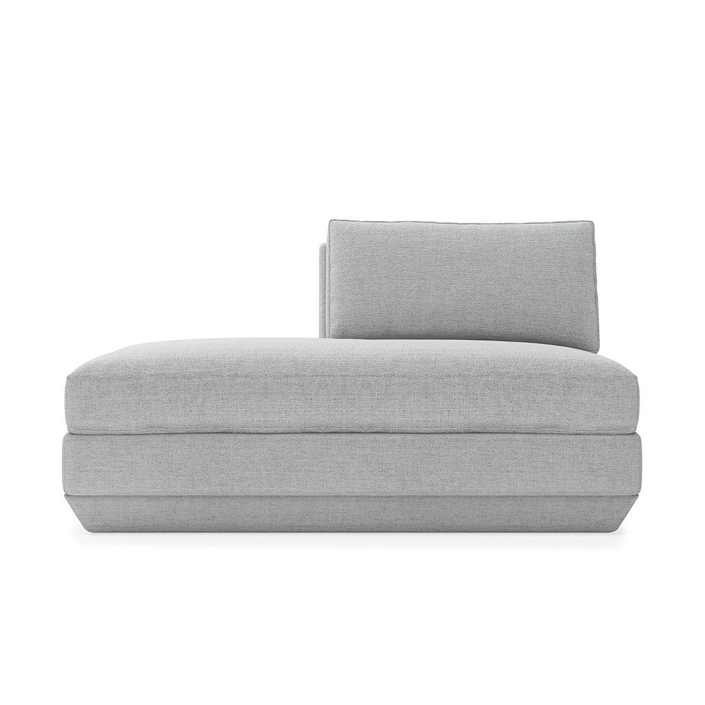 Podium Lounge Left, Color: Bayview Silver