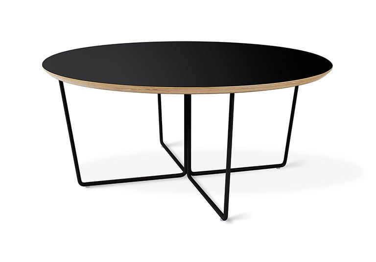 Array Coffee Table, Round, Color: Black