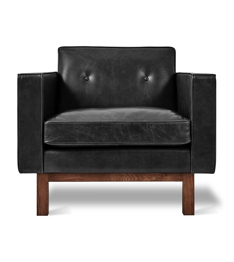 Embassy Chair, Color: Saddle Black Leather