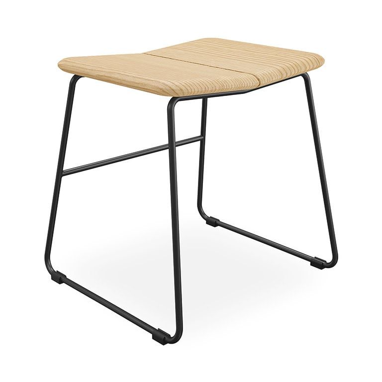 Aero Stool, Color: Ash Natural and Black