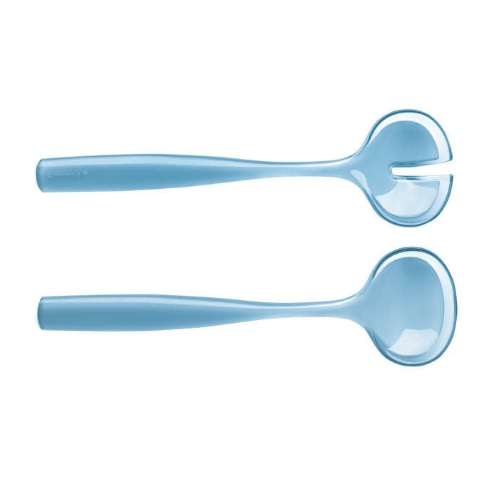 Grace Salad Servers , Color: Sea Blue