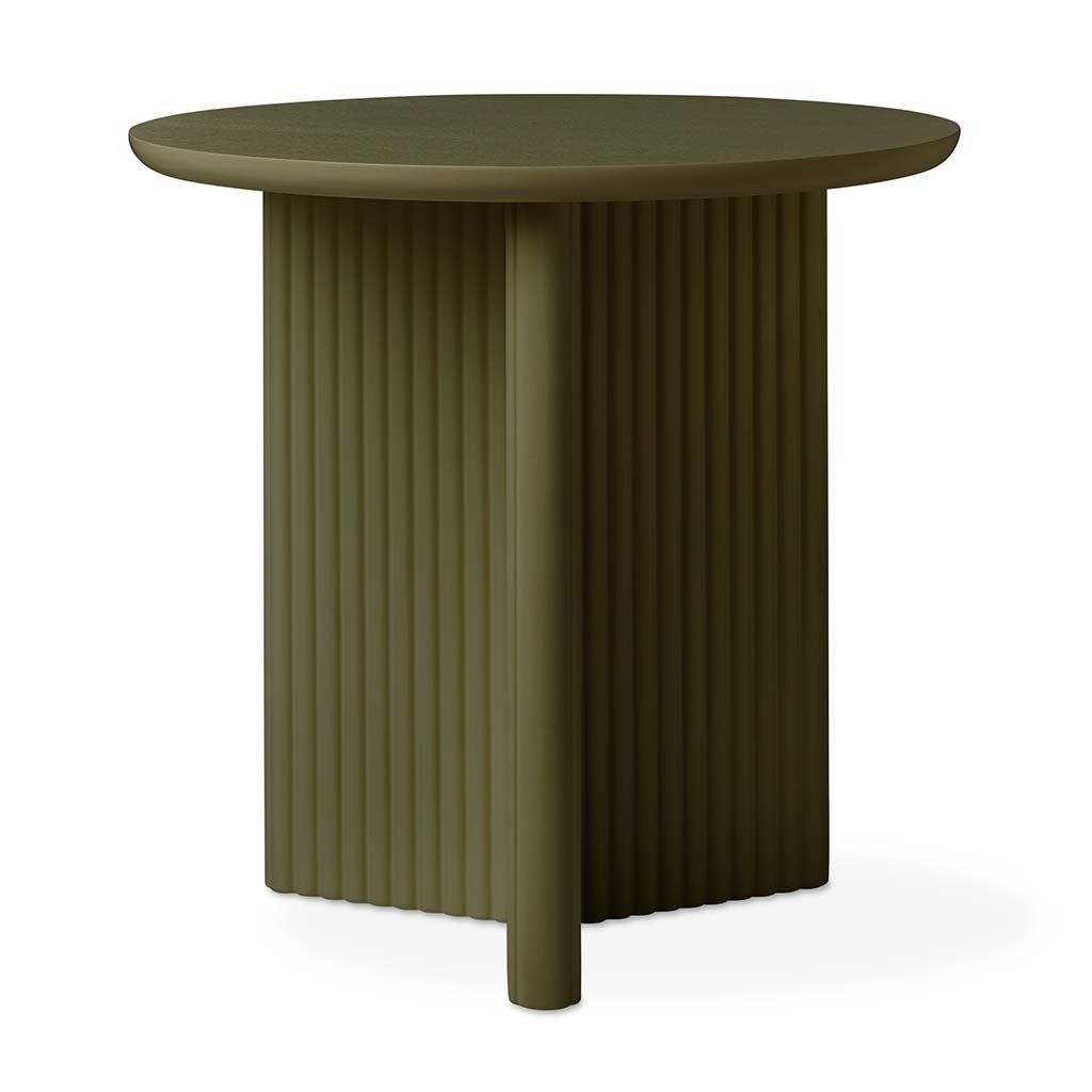 Odeon End Table, Color: Olive