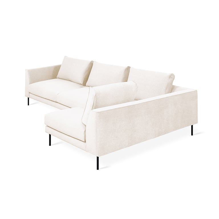 Renfrew Sectional, Right-facing, Color: Merino Cream