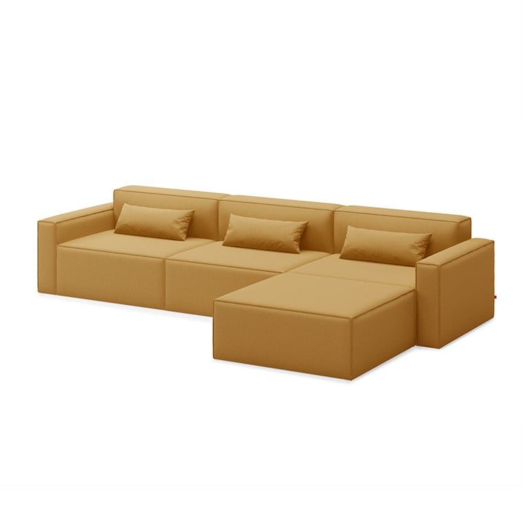 Mix Modular 4-PC Sectional, Color: Mowat Ferro