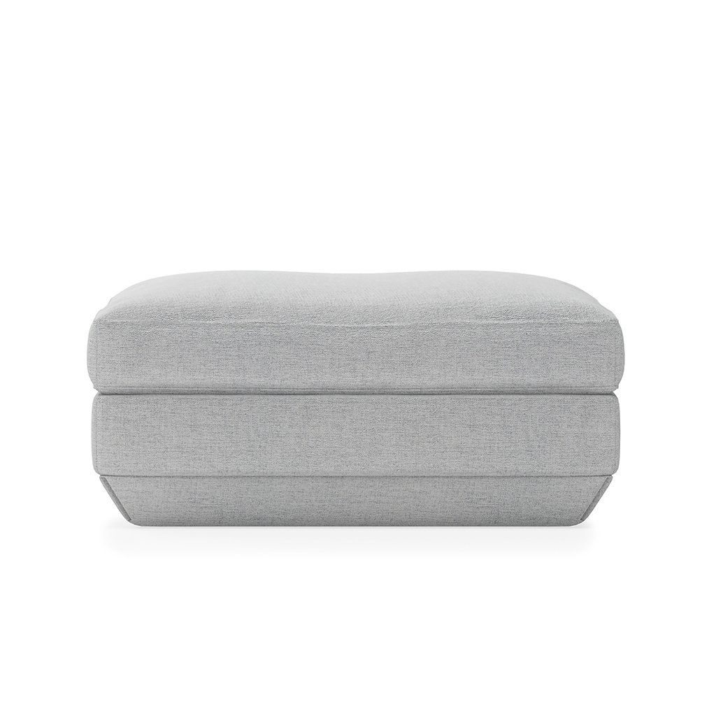 Podium Ottoman, Color: Bayview Silver