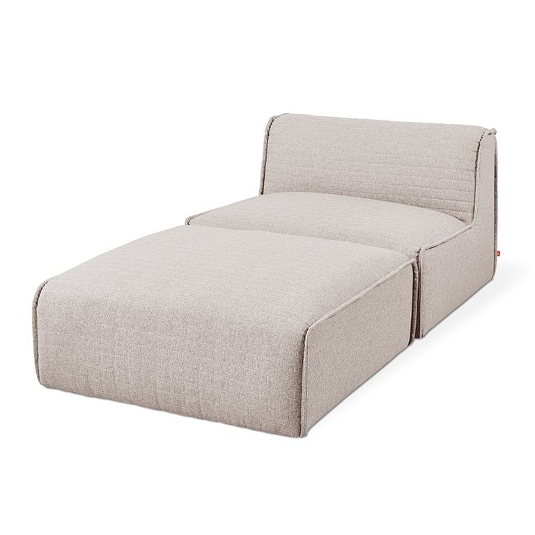 Nexus Modular 2-Pc Chaise, Color: Parliament Coffee