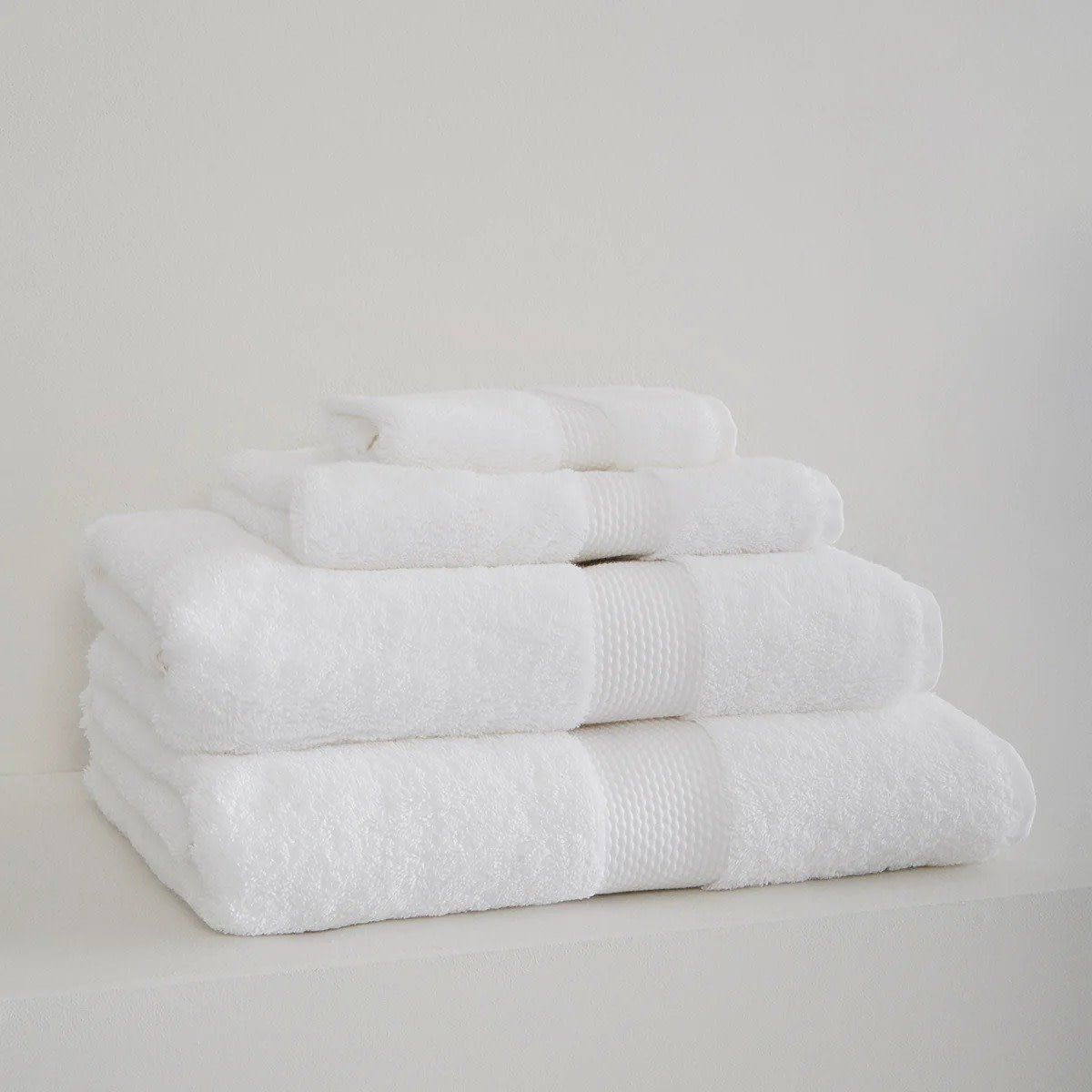 Marine Hand Towel, Color: White