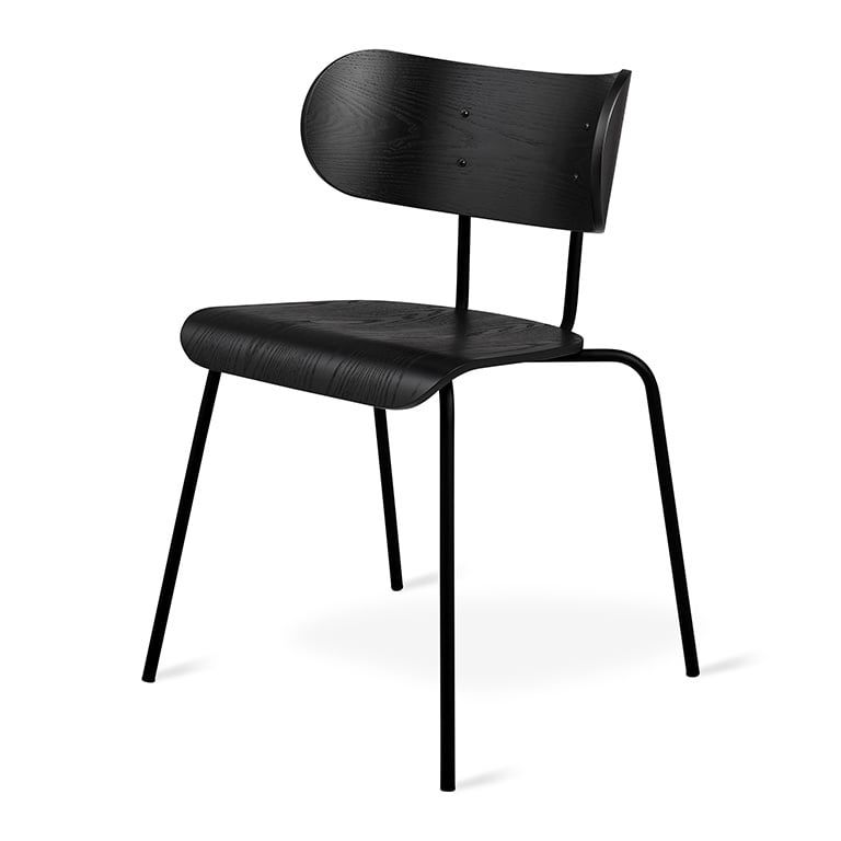 Bantam Dining Chair, Color: Ash Black
