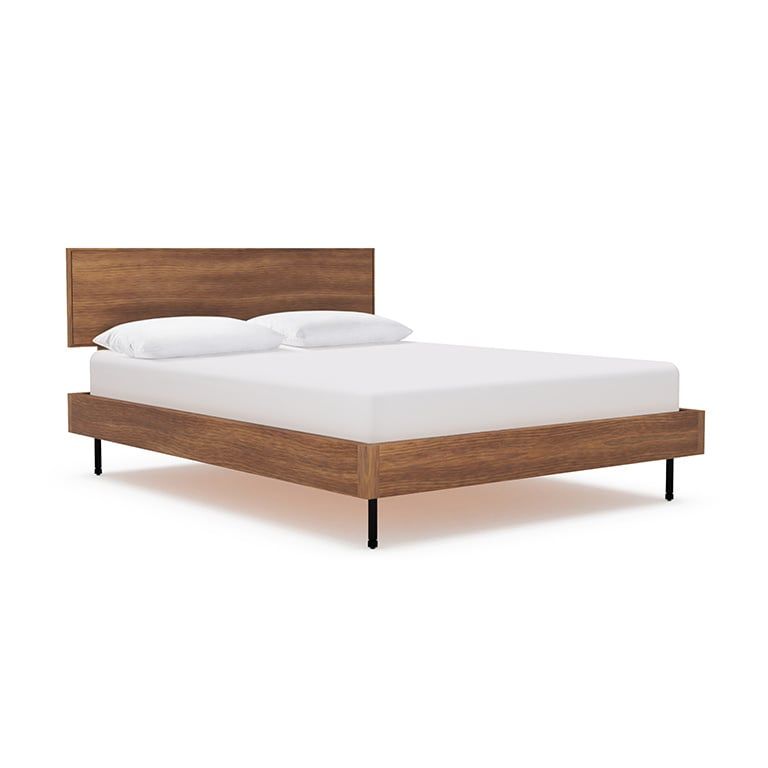Munro Bed, Color: Walnut, Size: Queen